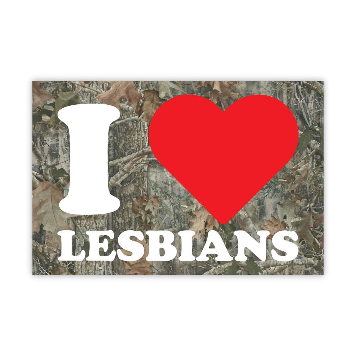 I Love Lesbians Sticker