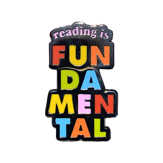 Reading Is Fundamental Enamel Pin